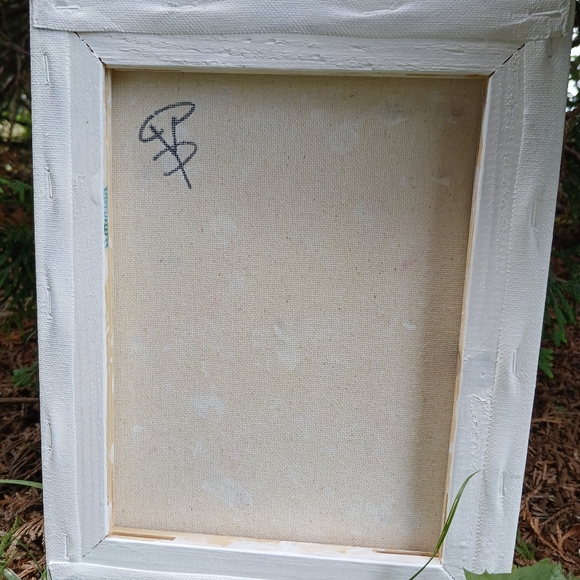 "InfusedMemories" Abstract Acrylic Pour Painted (8"x10") Stretched Canvas - Picture 6 of 6